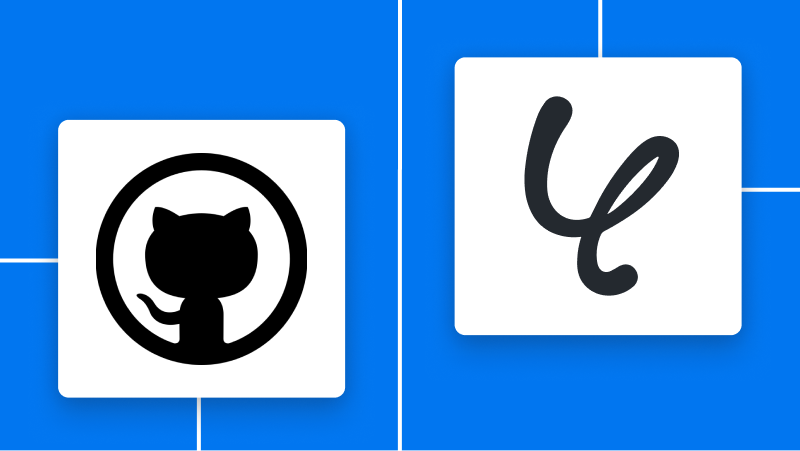 GitHubとYoomの連携イメージ
