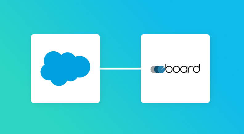 【ノーコードで実現】Salesforceのデータをboardに自動的に連携する方法