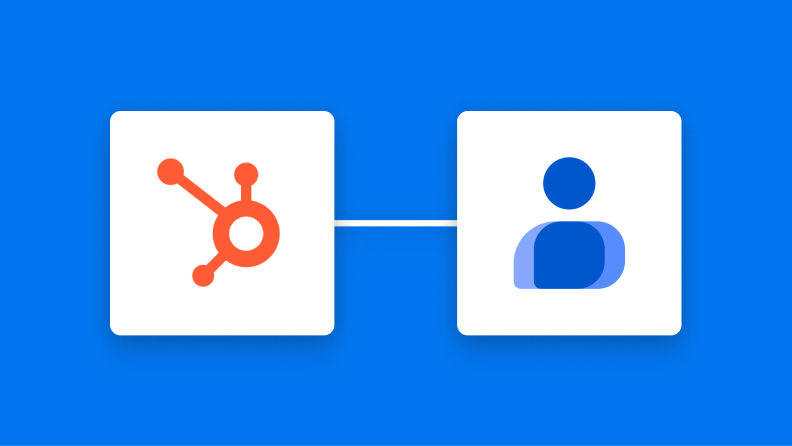 HubSpotとGoogleコンタクトの連携イメージ