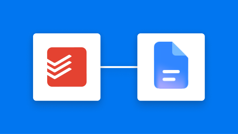 TodoistとGoogleドキュメントの連携イメージ
