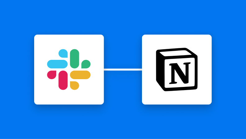 NotionとSlackの連携イメージ
