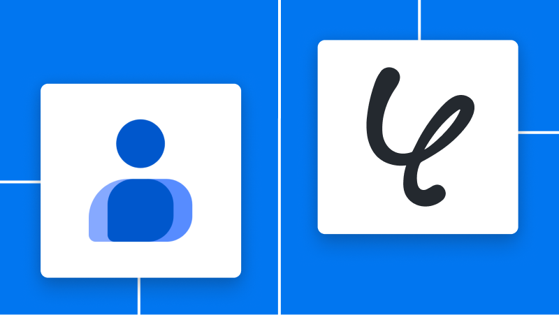 GoogleコンタクトとYoomの連携イメージ