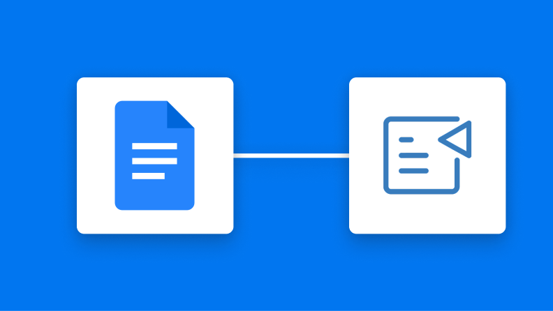 GoogleドキュメントとZoho Writerの連携イメージ