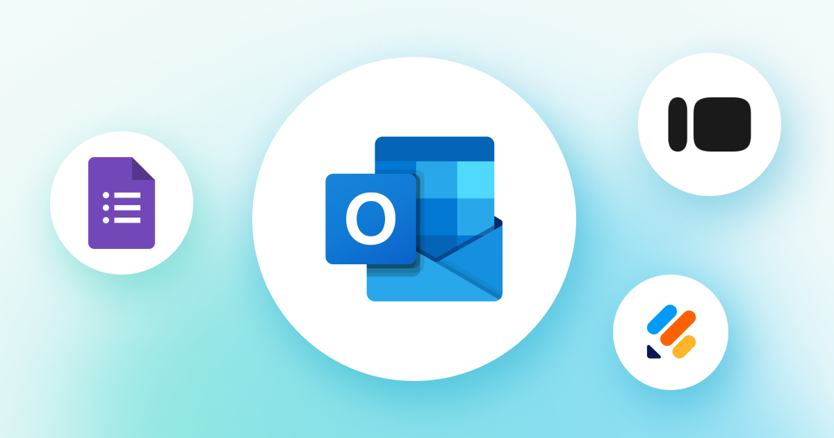 フォームとOutlookの連携イメージ