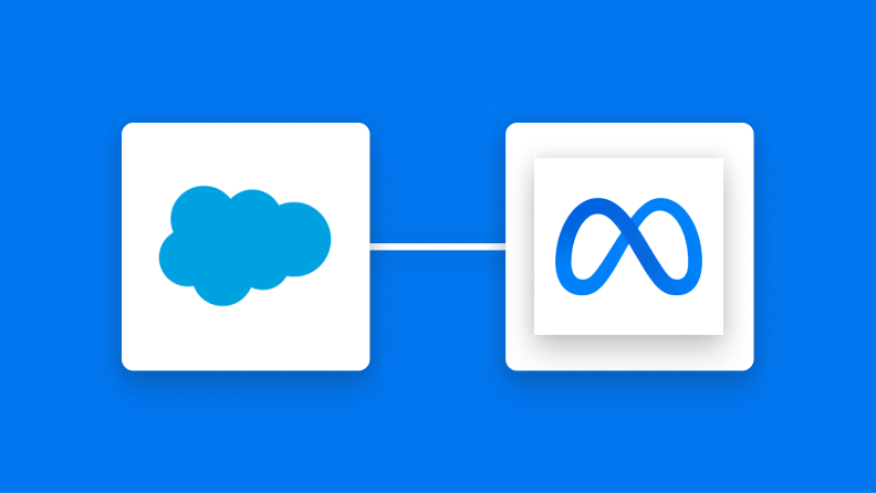 SalesforceとMetaコンバージョンAPIの連携イメージ