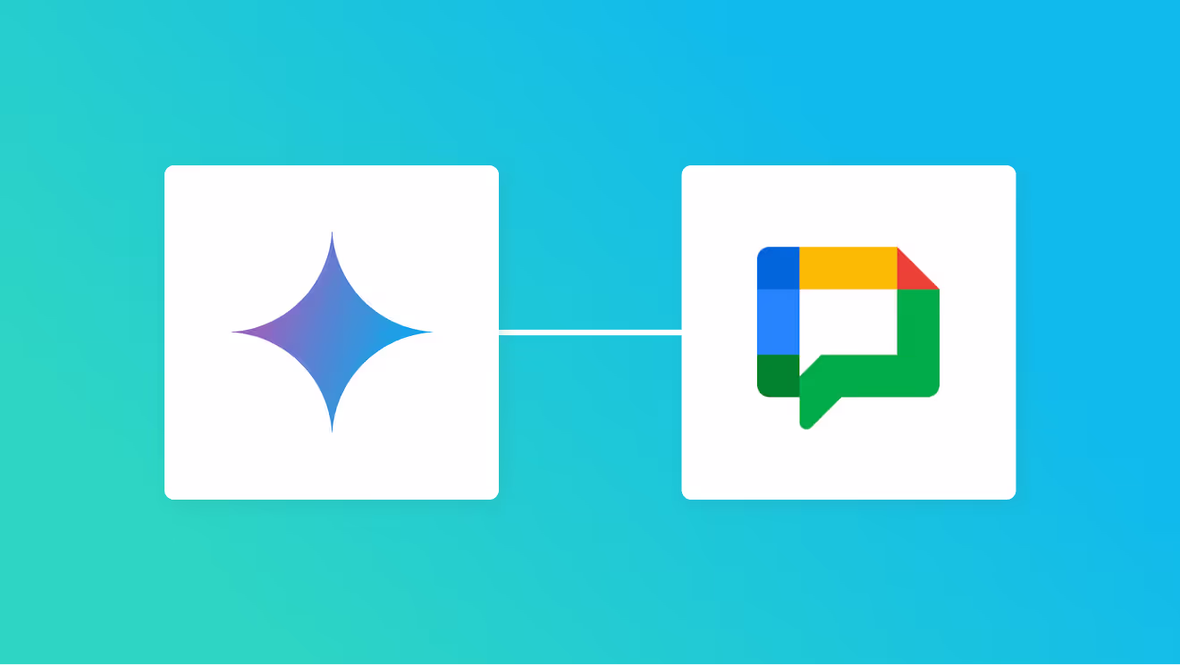 GeminiとGoogle Chatの連携イメージ