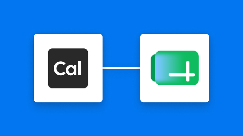 Cal.comとGoogle スプレッドシートの連携イメージ