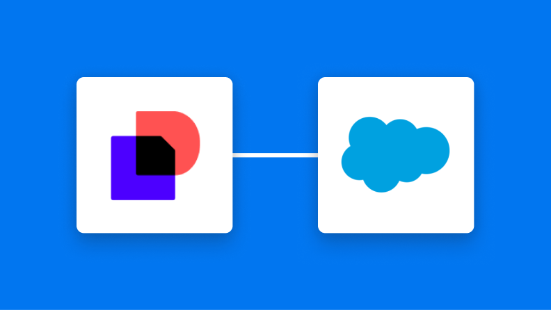 DocusignとSalesforceの連携イメージ