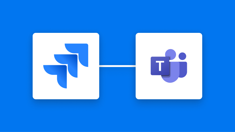 Jira SoftwareとMicrosoft Teamsの連携イメージ