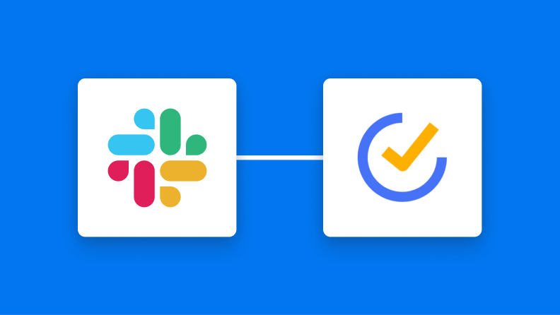 SlackとTickTickの連携イメージ