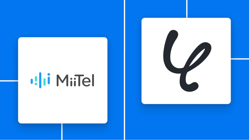 MiitelとYoomの連携イメージ