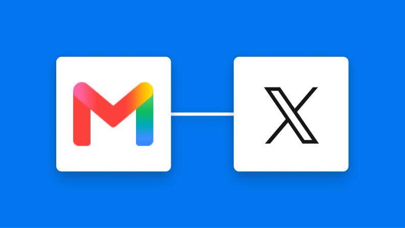 GmailとX（Twitter）の連携イメージ