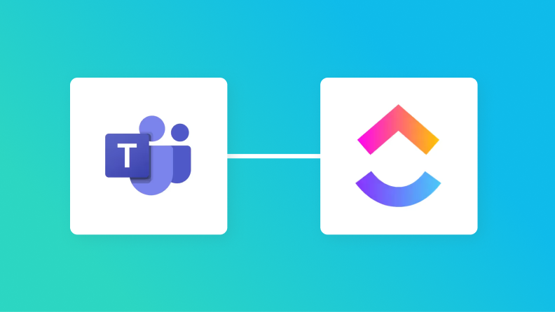 【ノーコードで実現】Microsoft TeamsのデータをClickUpに自動的に連携する方法