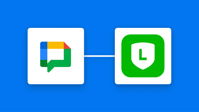 Google ChatとLINEの連携イメージ