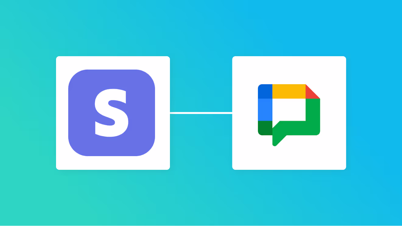 Stripeと Google Chatの連携イメージ