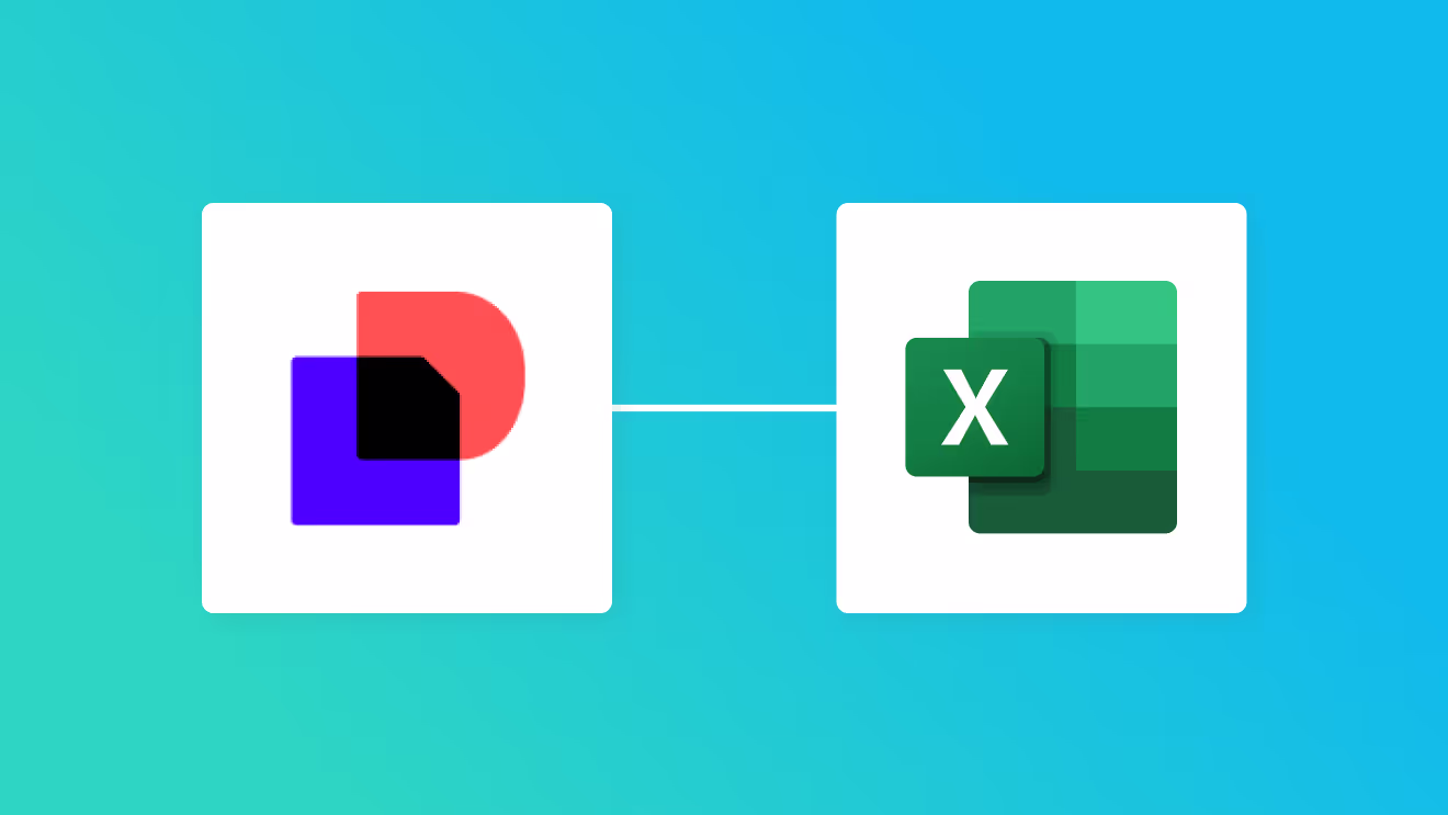 DocuSignとMicrosoft Excelの連携イメージ