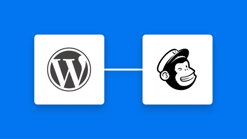 WordPress.orgとMailChimpの連携イメージ