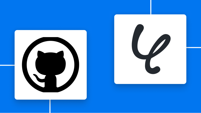 GitHubとYoomの連携イメージ