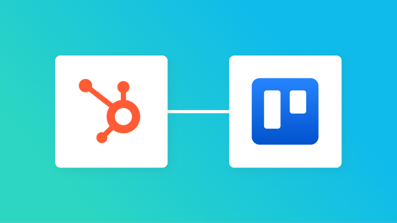 HubSpotとTrelloの連携イメージ