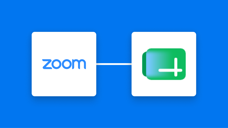 ZoomとGoogle スプレッドシートの連携イメージ