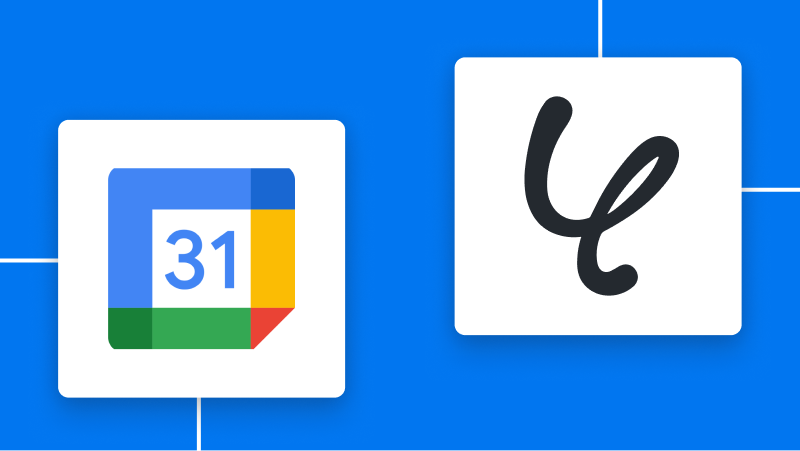 GoogleカレンダーとYoomの連携イメージ