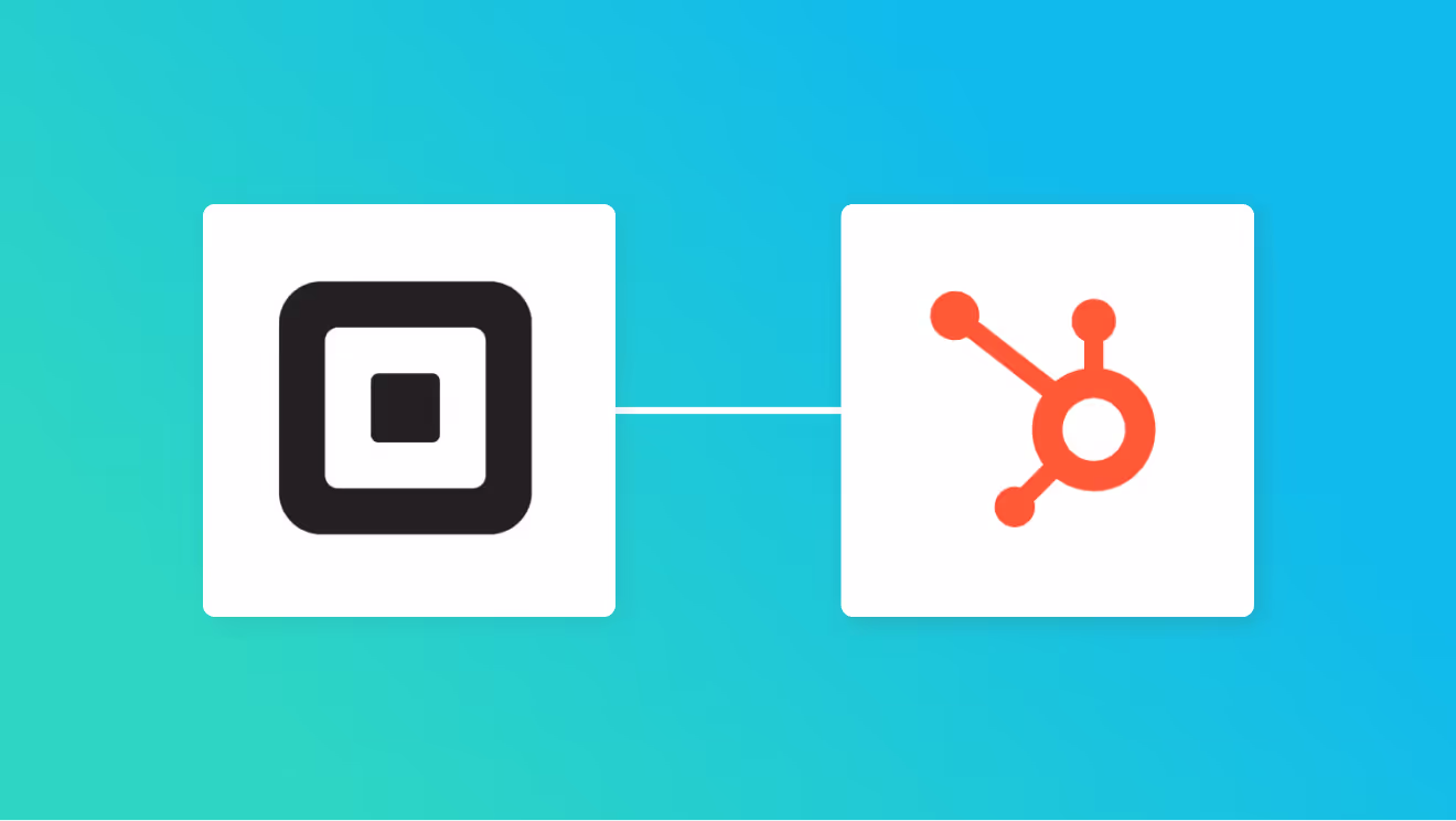 SquareとHubSpotの連携イメージ