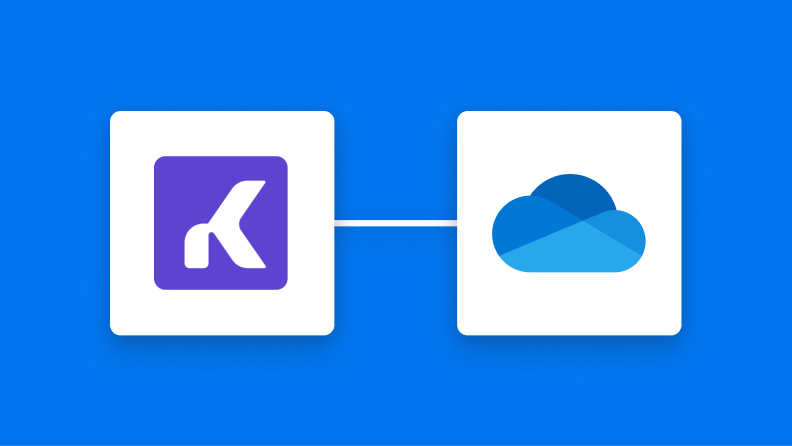 KommoとOneDriveの連携イメージ