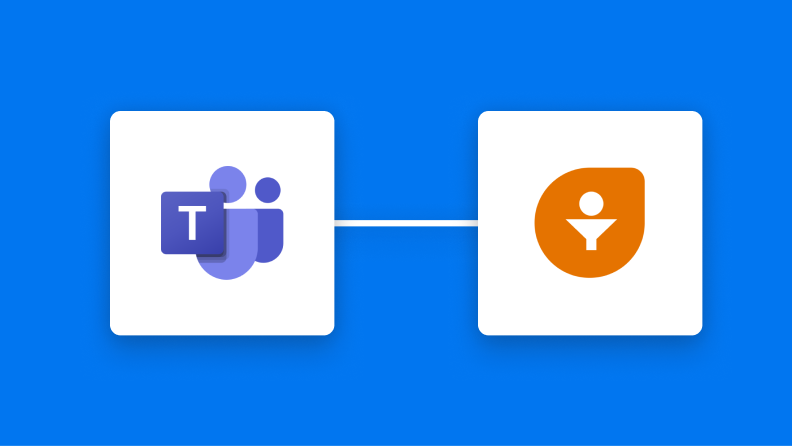 Microsoft TeamsとFreshsalesの連携イメージ