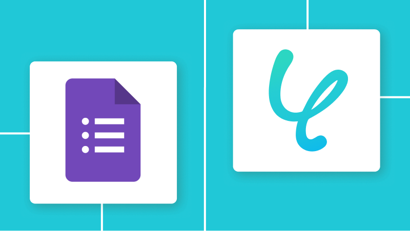 GoogleフォームとYoomの連携イメージ