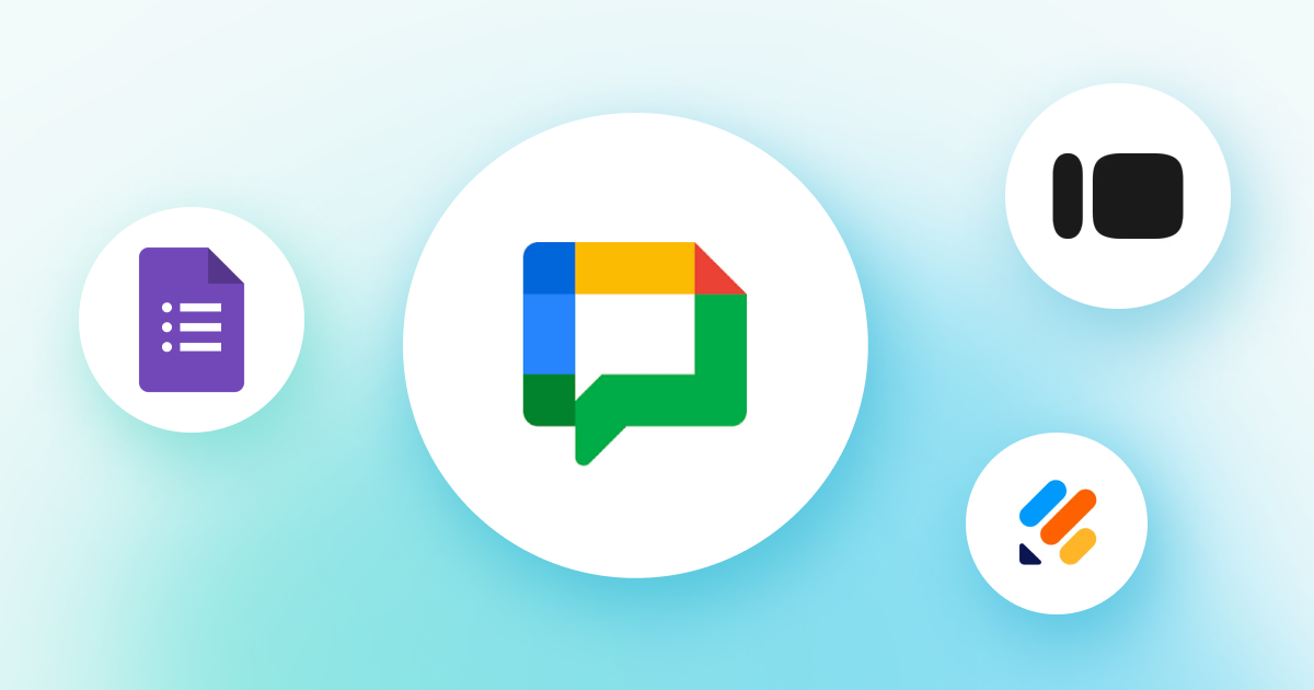 フォームとGoogle Chatの連携イメージ