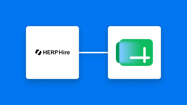 HERP HireとGoogle スプレッドシートの連携イメージ