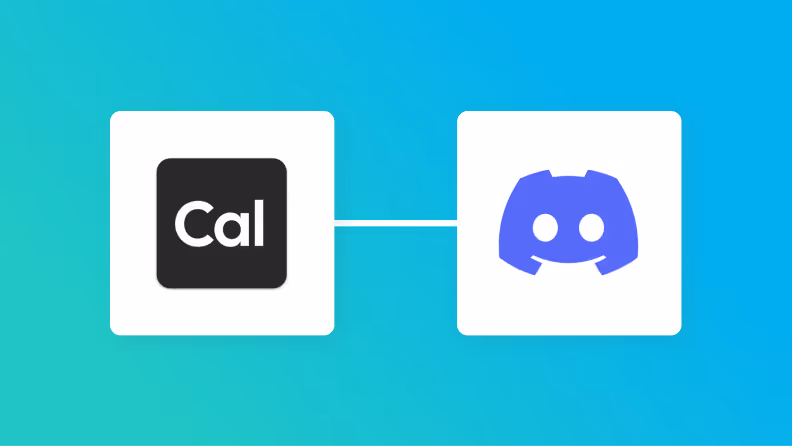 Cal.comとDiscordの連携イメージ