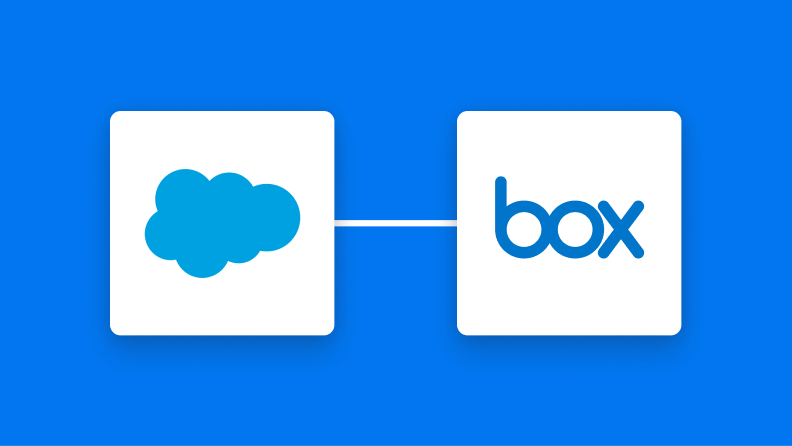 SalesforceとBoxの連携イメージ