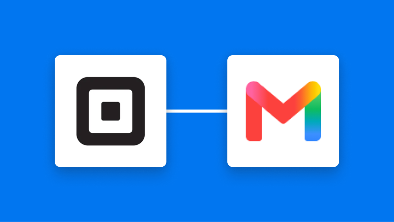 SquareとGmailの連携イメージ