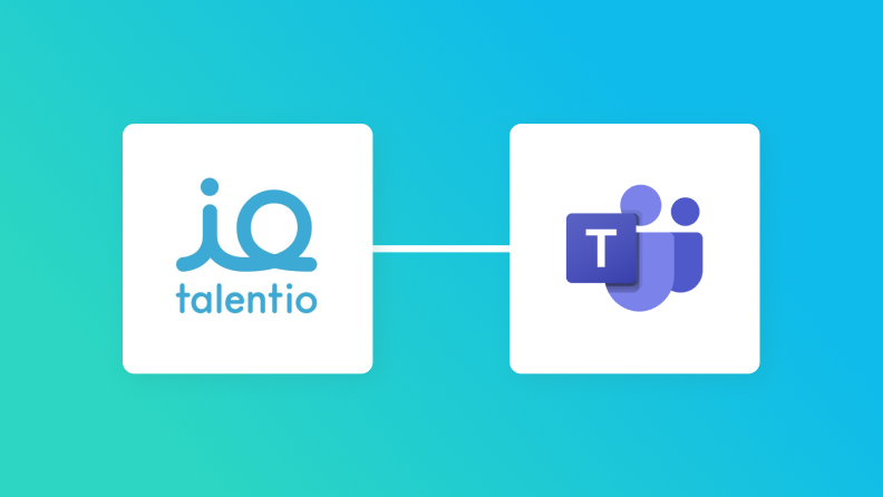 TalentioとMicrosoft Teamsの連携イメージ