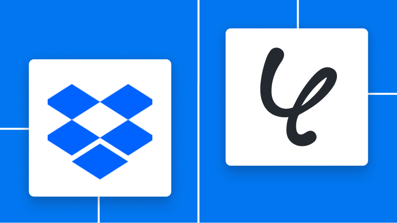 DropboxとYoomの連携イメージ