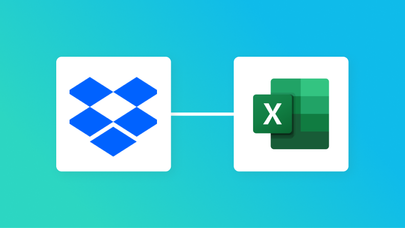 DropboxとMicrosoft Excelの連携イメージ