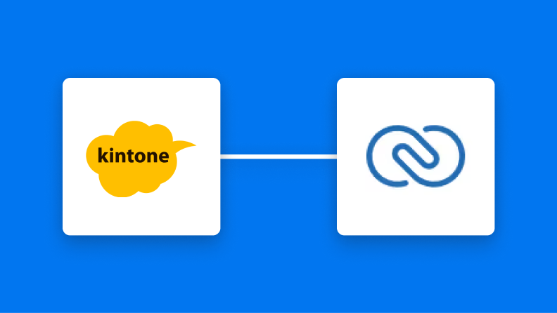 kintoneとZoho CRMの連携イメージ
