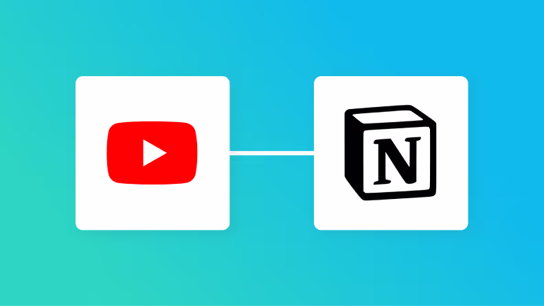 YouTubeとNotionを連携して、YouTubeに動画が公開されたら、Notionにページを作成する方法