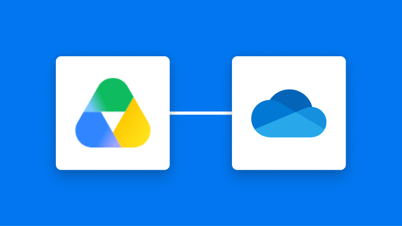 Google DriveとOneDriveの連携イメージ