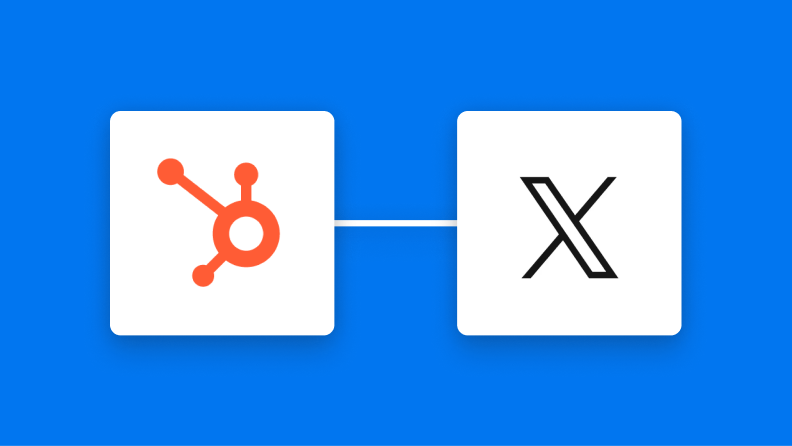 HubSpotとX（Twitter）の連携イメージ
