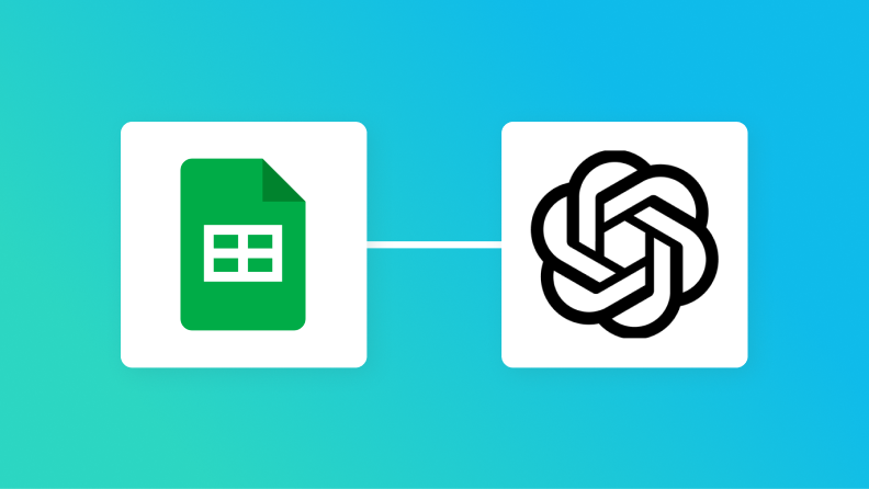 Google スプレッドシートとChatGPTの連携イメージ