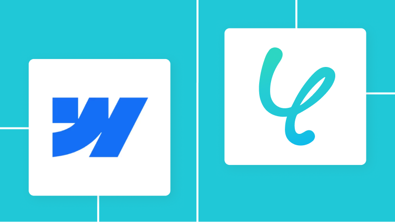 WebflowとYoomの連携イメージ