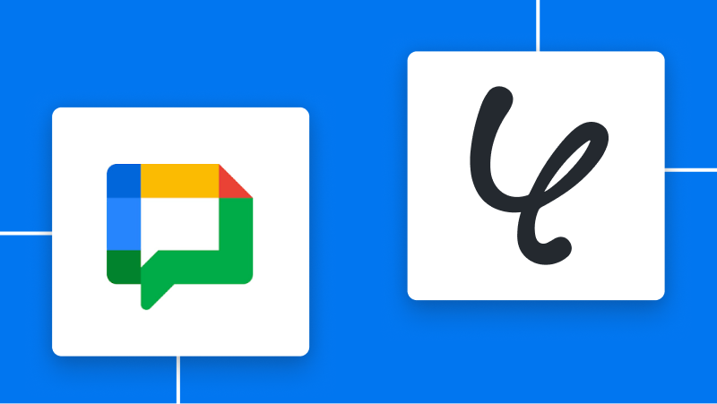 Google ChatとYoomの連携イメージ