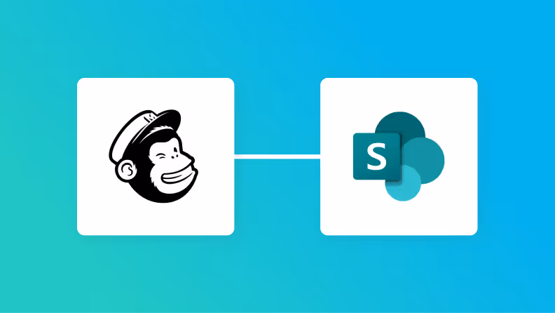【簡単設定】Mailchimpのデータを Microsoft SharePointに自動的に連携する方法