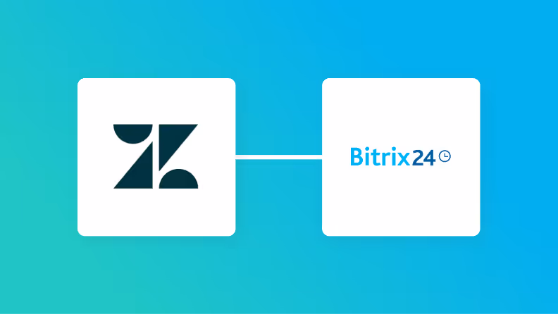 ZendeskとBitrix24の連携イメージ