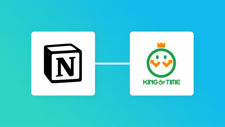 NotionとKING OF TIMEの連携イメージ