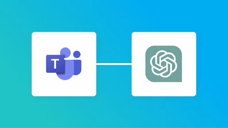 Microsoft TeamsとChatGPTの連携イメージ