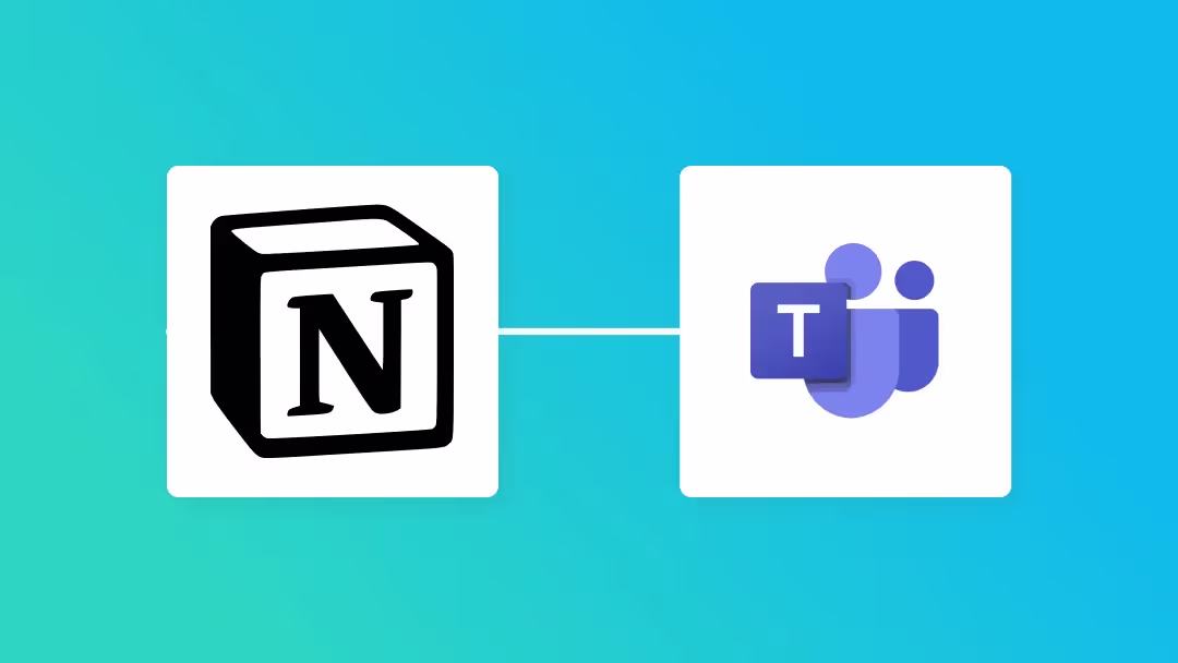 NotionとMicrosoft Teamsの連携イメージ