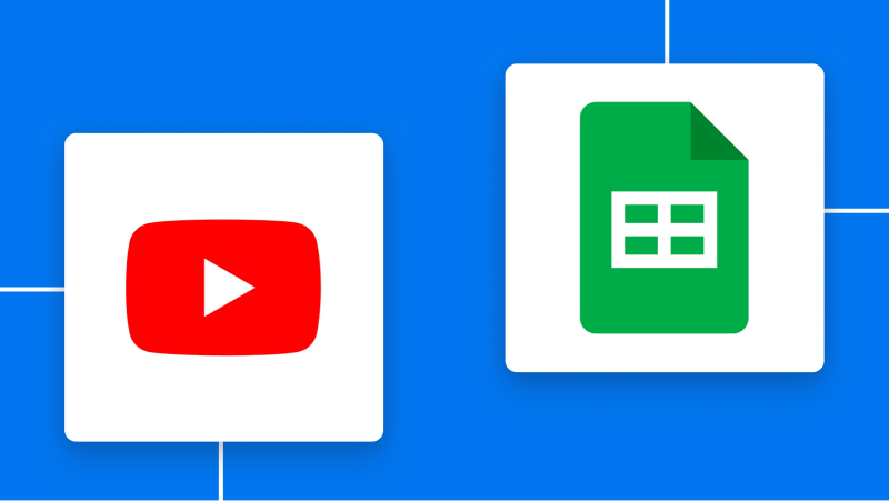 YouTube Data APIとGoogle スプレッドシートの連携イメージ